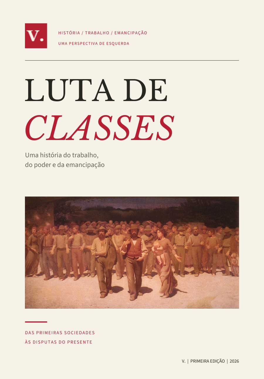 Capa do livro digital Luta de classes, assinado V.